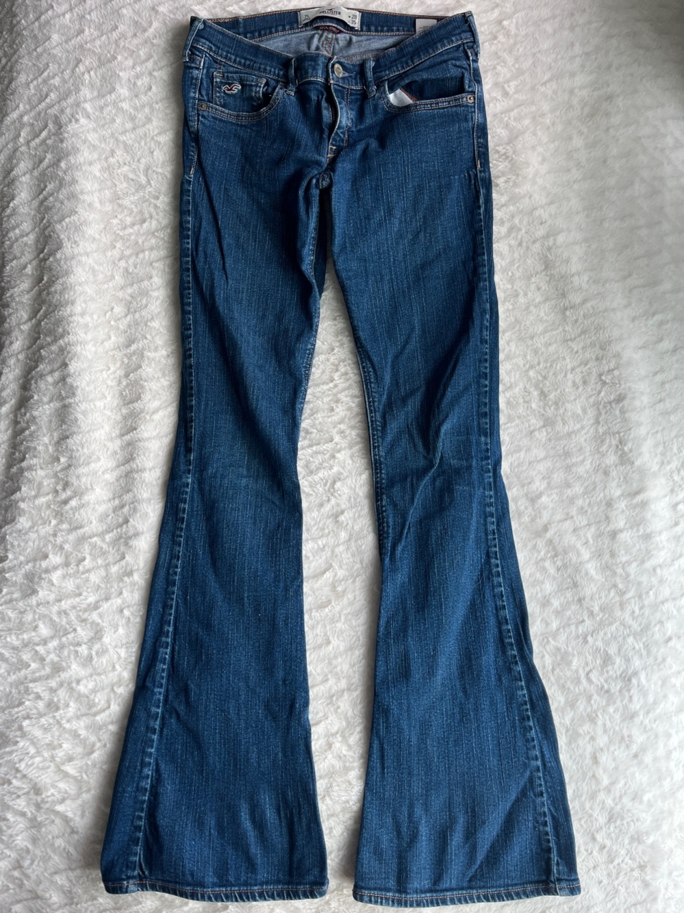 Hollister Dark Blue Flared Women's Jeans